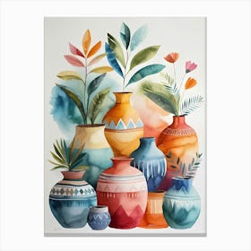 Pots And Vases Canvas Print