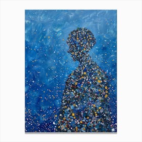 Silhouette Of A Person Canvas Print