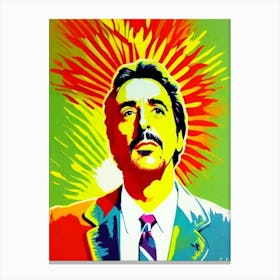 Al Pacino Colourful Pop Movies Art Movies Canvas Print