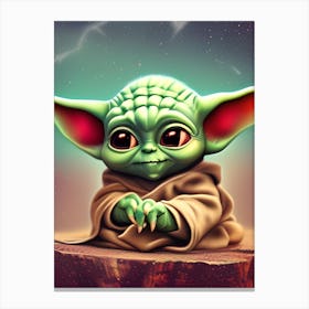 Baby Yoda 1 Canvas Print