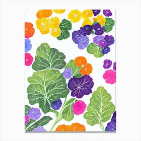 Collard Greens Marker vegetable Canvas Print