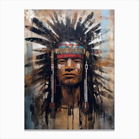 Indian Chief 7 Canvas Print