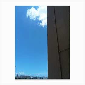 Blue Sky With Clouds Canvas Print