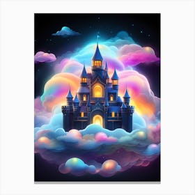 Castle In The Clouds 8 Canvas Print