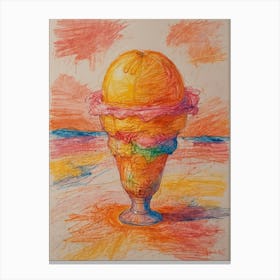 Ice Cream Cone 35 Canvas Print