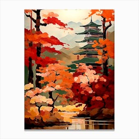 Japanese Pagoda Canvas Print