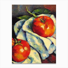 Tomato 2 Cezanne Style vegetable Canvas Print