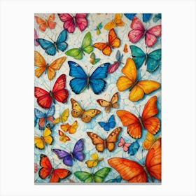 Butterflies - Jigsaw Puzzle Canvas Print