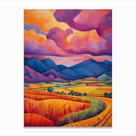 Yakima Valley Fauvism 4 Canvas Print