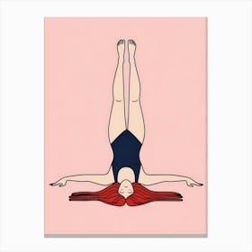 Yoga Pose 14 Canvas Print