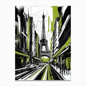 Paris Eiffel Tower 5 Canvas Print