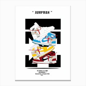 Nike Off White Jumpman Canvas Print