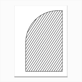 Curved Line Canvas Print