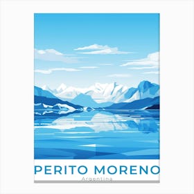 Argentina Perito Moreno Travel Canvas Print