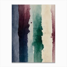 Watercolor Splatters 1 Canvas Print