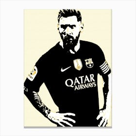 Lionel Messi Soccer Canvas Print