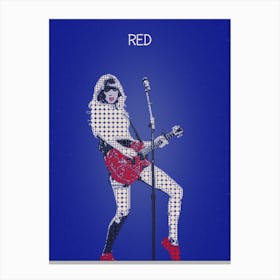 Red Taylor Swift Canvas Print