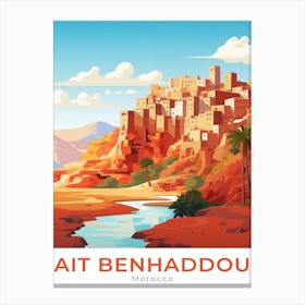 Morocco Ait Benhaddou Travel 1 Canvas Print