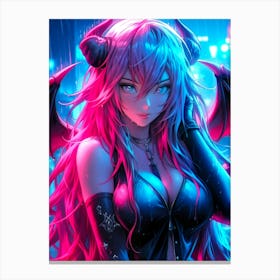 Demon Girl Canvas Print