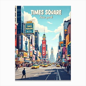 Times Square New York 2 Canvas Print