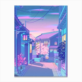 Hanami Street Canvas Print
