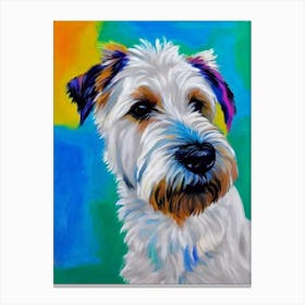 Cairn Terrier 2 Fauvist Style dog Canvas Print