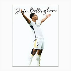 Jude Bellingham Football Canvas Print