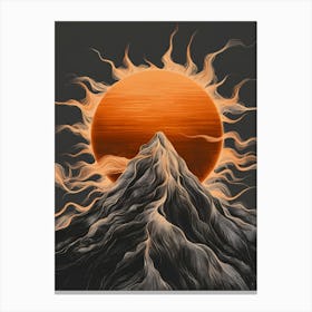 Sunrise On The Mountain Canvas Print Canvas Print