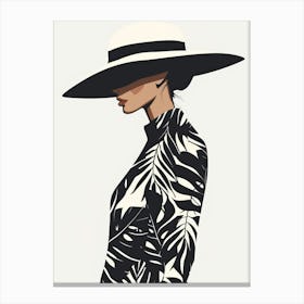 Fashion Illustration 18 Canvas Print