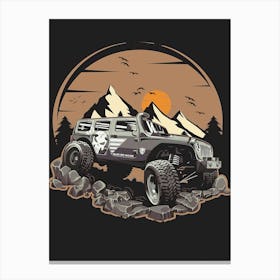 Jeep Wrangler Canvas Print