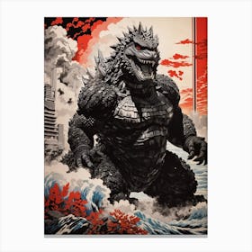 Godzilla Unleashed 1 Canvas Print