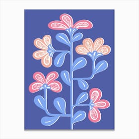 Growing Flower Canvas Print