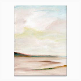 Misty Shore Canvas Print