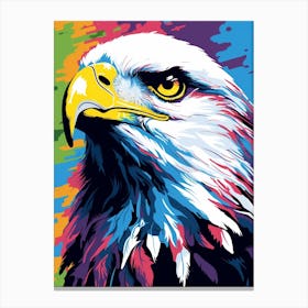 Andy Warhol Style Bird Eagle 3 Canvas Print