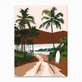 Road To The Beach Canvas Print