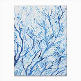 Blue Tree Canvas Print