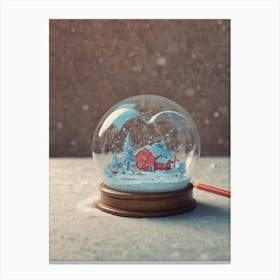 Snow Globe Canvas Print