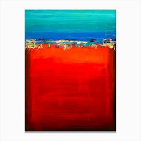 Red And Blue Canvas Print