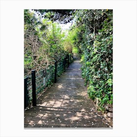 Garden Bridge Canvas Print