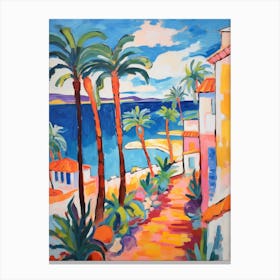 Hurghada Egypt 3 Fauvist Painting Canvas Print