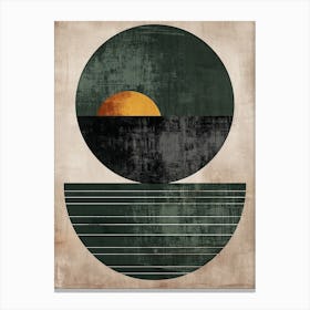 Dirac Bauhaus Mid Century Canvas Print