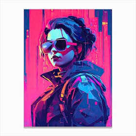 Cyberpunk 77 1 Canvas Print