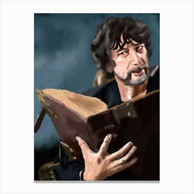 Neil Gaiman Canvas Print