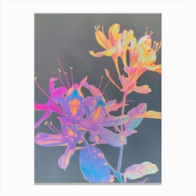 Iridescent Flower Honeysuckle 1 Canvas Print