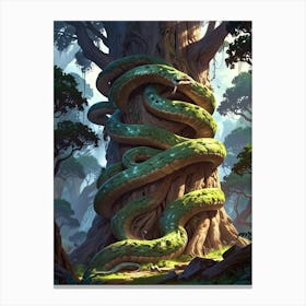 Snakes In The Forest Canvas Print