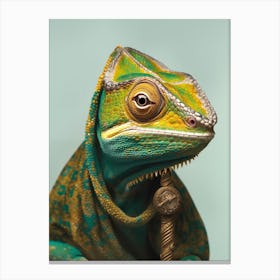Stylish Chameleon Canvas Print