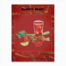 Cocktail Bloody Mary Canvas Print