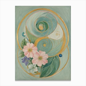 Pastel Floral Bliss Canvas Print