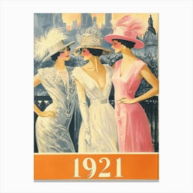 Aihrgdesign A Vintage Poster For A 1921 Parisian Fashion Show 2641b6e6 51ab 46a6 8a2a Ff1a59bb327c 1 Toile