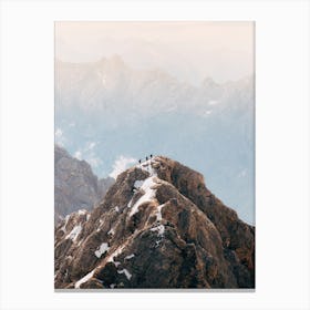 3 Mountain Hikers Canvas Print